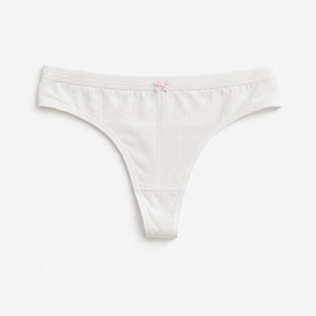 Thongs for Women Multipack with 100% Gusset for Daily Use, Low Rise Jacquard Underwear with Elastic Waistband for Gym and Everyday Wear