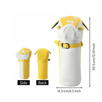 Dog Driver Headcover Wear-Resistant Puppy Golf Club Cover Soft Inner Lining PU Leather Driver Cover