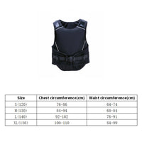 Equestrian Vest Adjustable Horse Riding Impact-Resistant Vest Breathable Equestrian Guard for Children