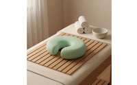 Pressure Relief Massage Face Cushion Curved Fit Massage Face Pillow Easy to Clean Prone Pillow Memory Foam for Spa