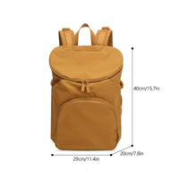 Water-Resistant Lightweight Nylon Backpack Large Capacity Casual Travel Backpack Long-Lasting Material Casual Travel Rucksack Multi-Pocket for Travelers, Commuters, Students, Commute, Shopping