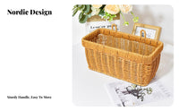 Japanese Design Kitchen Ginger Garlic Basket Easy to Hang Ginger Garlic Holder Space-Saving for Cooks, Homeowners, Pantry, Entryway