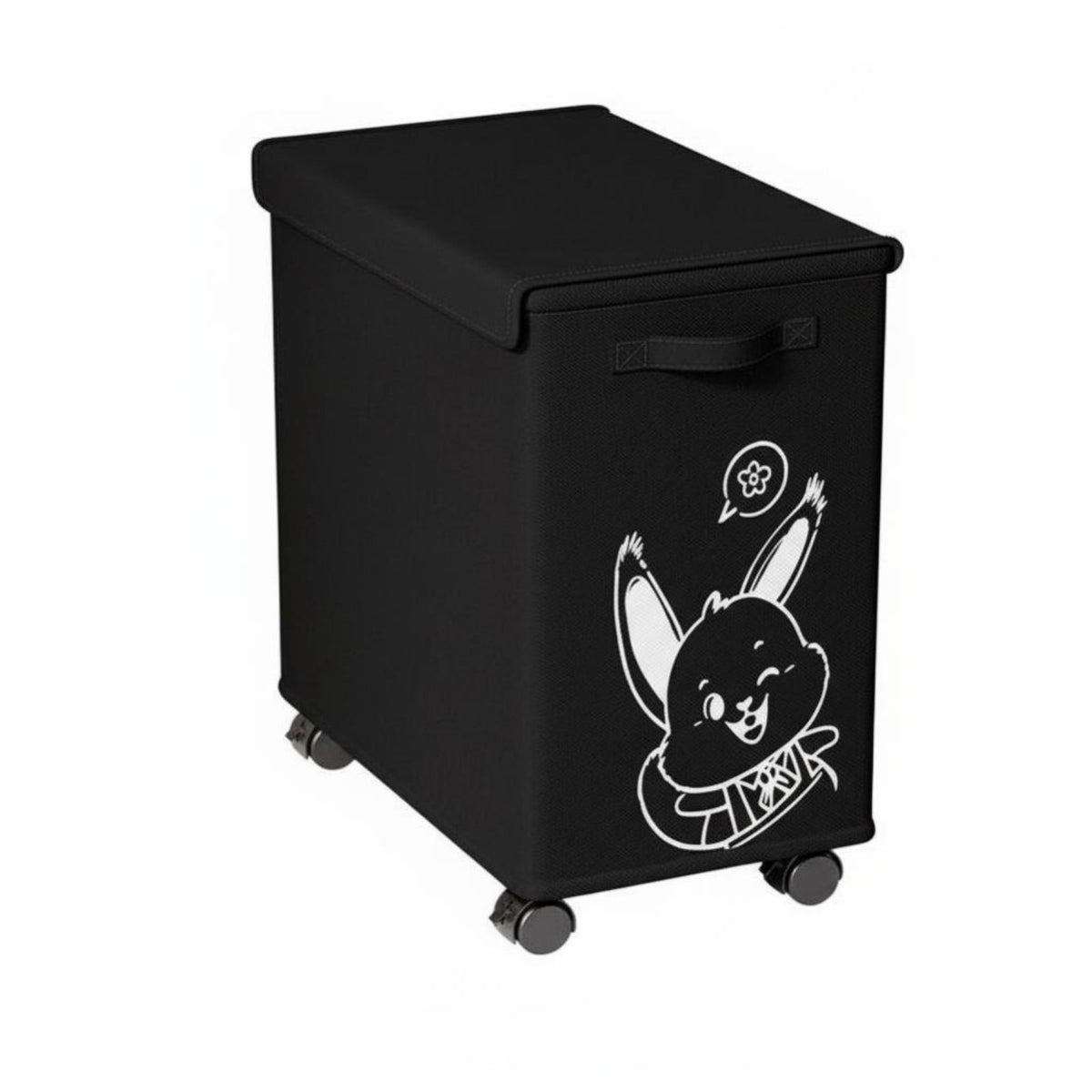 Multi-Tier Wheeled Rack beneath-desk Design Household Storage Mobile with casters