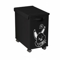 Multi-Tier Wheeled Rack beneath-desk Design Household Storage Mobile with casters