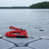 Shock Absorbing Bungee Dock Line Safeguarding Sleeves Boat Bungee Rope Braided Elastic Rope Looped End for Mooring