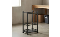 Metal Tool Organizer Perforated Bottom Iron Tool Rack Open Frame