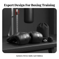 Wrist Support Boxing Gloves Thick Padding Kickboxing Training Gloves Long-Lasting Safeguarding Gear Breathable for Adults, Women, Fighters, Muay Thai, MMA, Fitness Workout, Gym