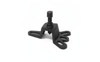 Heavy Duty Axle Puller Easy to Use Brake Drum Puller Adjustable Arms Wheel Hub Removal Tool Professional Grade for Mechanics, Repair Shops, Garage
