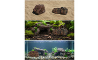 4 Pieces Rock Ornaments Looking Fake Stone Authentic-Looking Artificial Rock for Aquarists