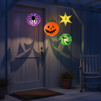 Halloween Paper Lanterns Pumpkin Spider Bat Hanging Decorations for Party Decor