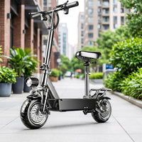 Seated Cushioned with Cargo Rack Compact for Commuters, Adults, Errands, Commute, City Travel