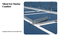 Stainless Steel Coil Spring Absorber Silver Finish Spring Shock Absorber Cylindrical Damping System Damper Looped Ends