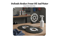 Oil Proof Cycle Disc Brake Cover Reusable Bike Disc Brake Cover Easy to Install for Mountain Bikers, DIY Enthusiasts, Garage