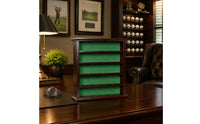 6 Ball Display Shelf Solid Wood Golf Ball Display Rack Tabletop for Home, Office, Lounge Area