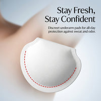 Invisible Underarm Protection for Women with Thin Absorbing Design for Work Wear, Perspiration Guards for Summer Clothing
