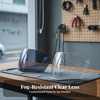 Electric Bike Helmet Visor Anti-Fog Helmet Lens Clear Vision for Motorcyclists
