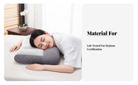 Adjustable Height Cervical Support Pillow Memory Foam Cervical Neck Pillow Washable Cover for Adults, Back Sleepers, Sleep, Bed, Bedroom