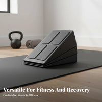 Exercise Ramp Block Portable Exercise Ramp Pilates Foam Block Easy to Clean Incline Board Ergonomic Design for Athletes