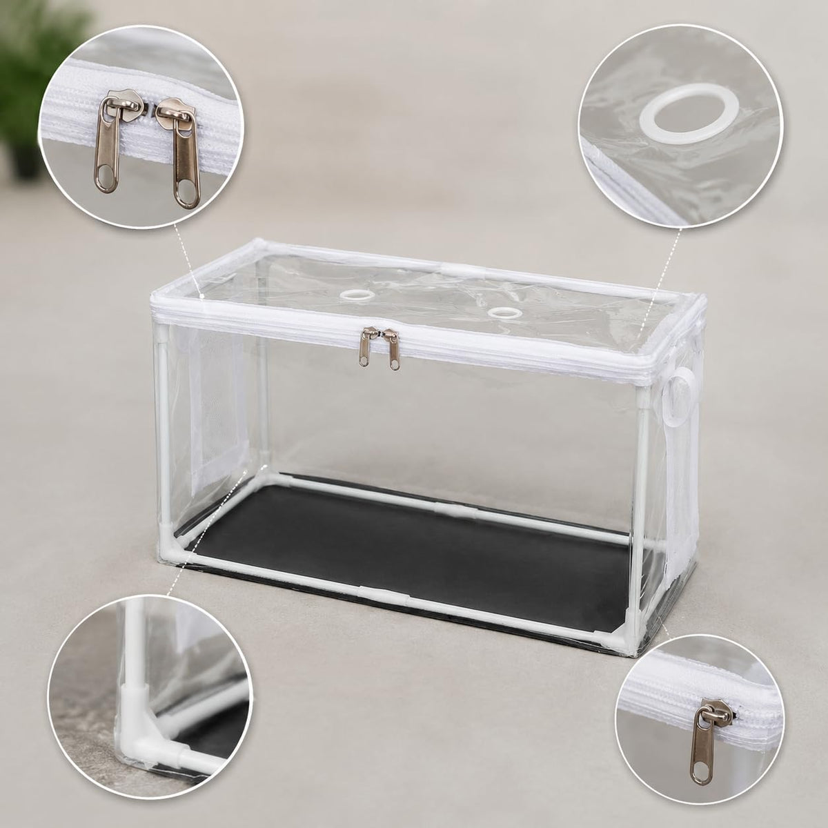 Mini Portable Greenhouse for Indoor Plants, Succulents, and Mushrooms - Waterproof and Easy Assembly