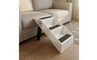 Folding Pet Stairs No Assembly Required Foldable Pet Stairs Lightweight for Car