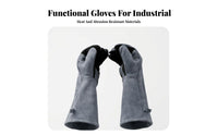 Double Layer Metalworking Gloves Leather Metalworking Gloves for Welders