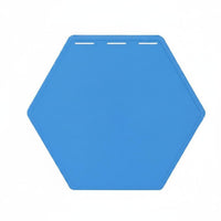 Hexagonal Training Mat Molded Floor Spot Markers  Low-Level Pad-Profile Training Gear for Athletes, Home Workouts