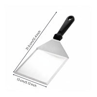 Stainless Steel Slotted Design Pancake Turner Heavy Duty