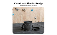 Adjustable Belt Climbing Chalk Bag Portable Rock Climbing Chalk Bag Fleece Lined Athletic Gear Lightweight for Climbers, Athletes, Weightlifters, Outdoor, Gym, Functional Fitness