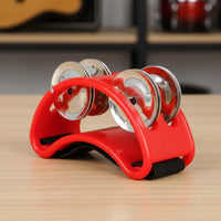 Double Row Percussive Ankle Bells Easy to Wear Foot Percussion Bright Audio Accessory for Percussion Box