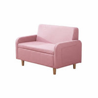 Nordic Design space-saving Loveseat Minimalist design Sofa Breathable Fabric Small Couch Easy to Clean for Apartment Dwellers, Students, Young Adults, Living Room, Bedroom