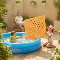 Perforated Kickboard with Integrated Hole Handle Flat Buoyant Board with Holes Floatable Swim Training Aid Lightweight for Children