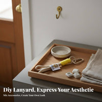 Multi-Purpose DIY Accessory Comp Unique Nts Easy to Use Lanyard Making Supplies Assorted Aesthetic S for Craftsperson S, Handicraft