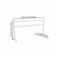 Modern Industrial Design Home Leg Stretching Bar Sturdy Construction Portable Ballet Barre Strong Load-Bearing Mobile Dance Practice Bar Easy Assembly for Adults, Dancers, Beginners, Mind-Body Practice Studio, Gym