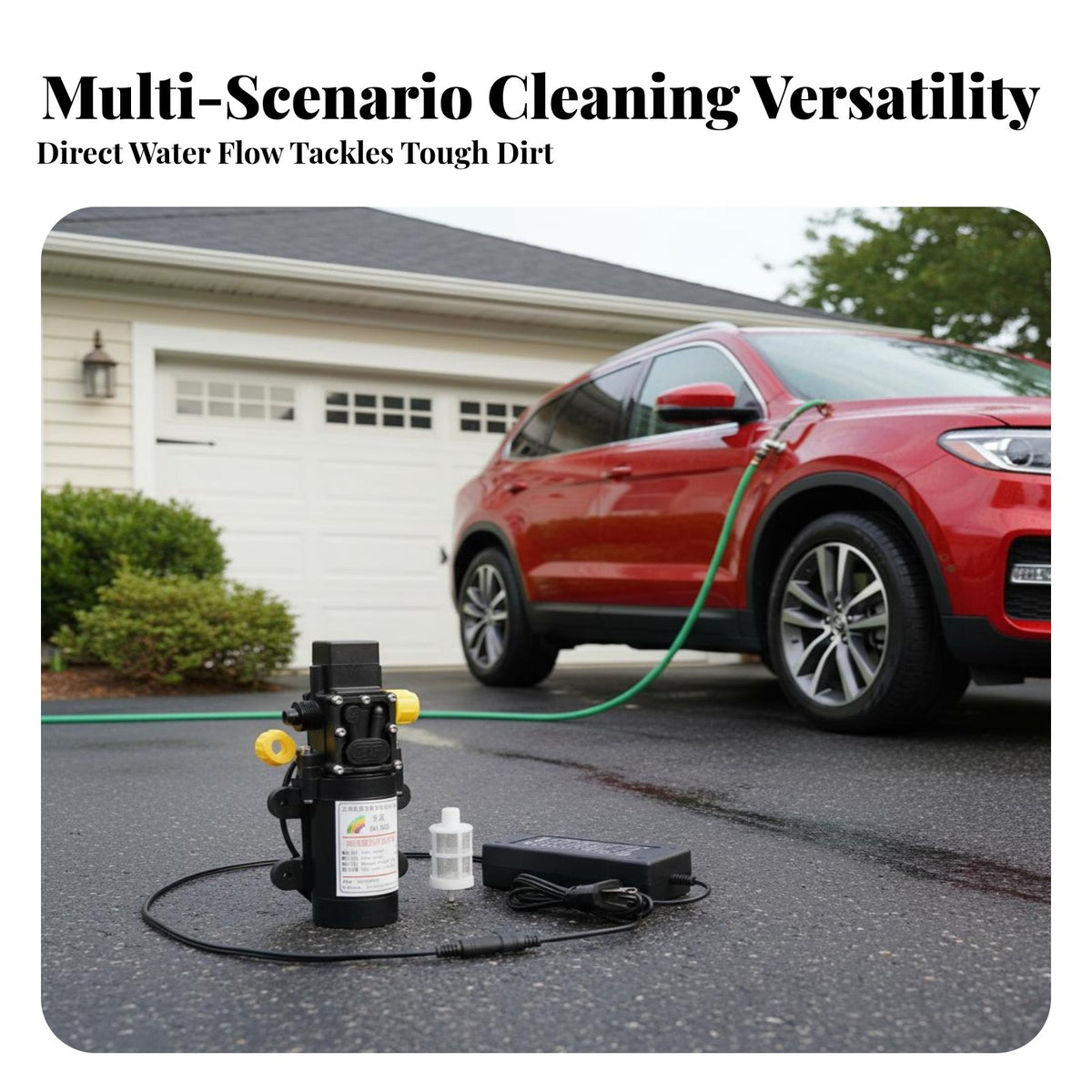 Telescopic Water Fed Brush Sturdy Aluminum Alloy Extendable Photovoltaic Panel Cleaning Brush Adjustable Angle Head Photovoltaic Panel Cleaning Kit