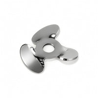Polished Disperser Blade with Three Paddles Corrosion-Resistant Dispersing Disc High-Speed Dispersing Blade Long-Lasting for Professionals