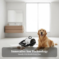 Smart Temperature Control Dog Grooming Blower Low Noise High Velocity Pet Dryer Quick Dry Dog Hair Force Dryer Variable Speed for Cat Owners, Professional Groomers