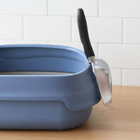 Large Capacity Stainless Steel Litter Scoop Easy to Clean Feline Litter Shovel Long-Lasting Fine Sand Scoop Rust-Resistant