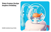 Food-Grade Material Spouting Dolphin Training Cup Safe Dolphin Fountain Cup Double Handles for Toddlers, Preschoolers, Preschool, School