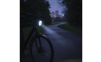 Sleek Cycle Front Light Compact Bike Front Light Easy to Install Bike Headlight with Bracket Bright for Commuting