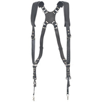 Leather Camera Harness Adjustable Double Camera Harness Heavy Duty Wear-Resistant for Photographers, Outdoor Photography, Travel