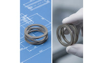 2 Pieces Black Wave Spring Slimline Wave Spring Washer Compact Crinkle Washers Metal for Mechanics