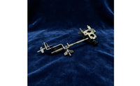 Adjustable Drum Clamp with Rod Long-Lasting Drum Hardware Clamp Strong Grip Double Mounting Bracket Professional for Stage, Practice Rooms