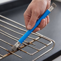 Dual-Head Stainless Steel Wire Brush for Kitchen Stove and Cooktop Cleaning