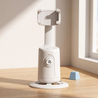 Phone Stand with Tracking 360°   Stand Auto Tracking Holder for Content Creators, Livestreamers, Livestreaming, Video Filming, Desk