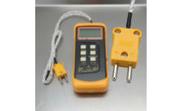LCD Display Twin Channel K-Type Thermocouple Thermometer Shockproof Protective Case Industrial Thermocouple Meter Builtimmediately for HVAC