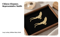 Alloy Mythical Avian Crown Finding Ancient Design Traditional Chinese Hair Accessory Part DIY Hair Crown Accessory Intricate