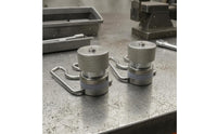 Helmet Attachment Fitting Wire Clip fastener Helmet Buckle Screw Top Knurled Buckle Hardware