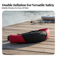 Automatic Inflation Life Belt High Buoyancy Waist Worn Flotation Belt Portable Inflatable Waist Pack PFD for Adults, Swimmers, Swimming, Fishing