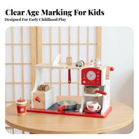 Breakfast Shop Toy Countertop-Style Miniature Kitchen Shop Storage Spaces