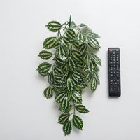 Mixed Artificial Hanging Plants with Artificial Monstera Plant Aquarium Decor, Low-Effort Watermelon and Begonia Foliage